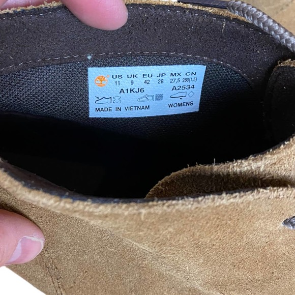 Timberland Womens Tillston Chukka Water Resistant Rust Suede ankle Boot - Picture 9 of 9